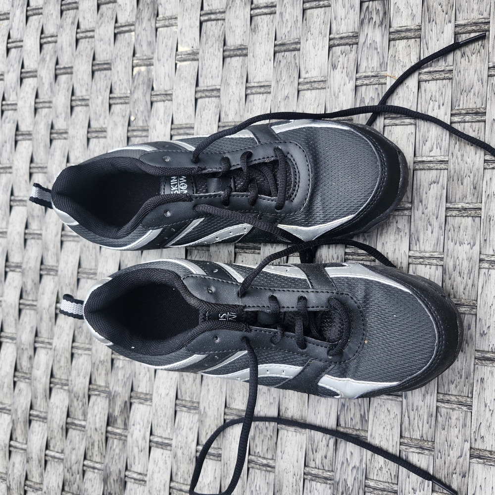 Danskin Black and Silver Athletic Shoes